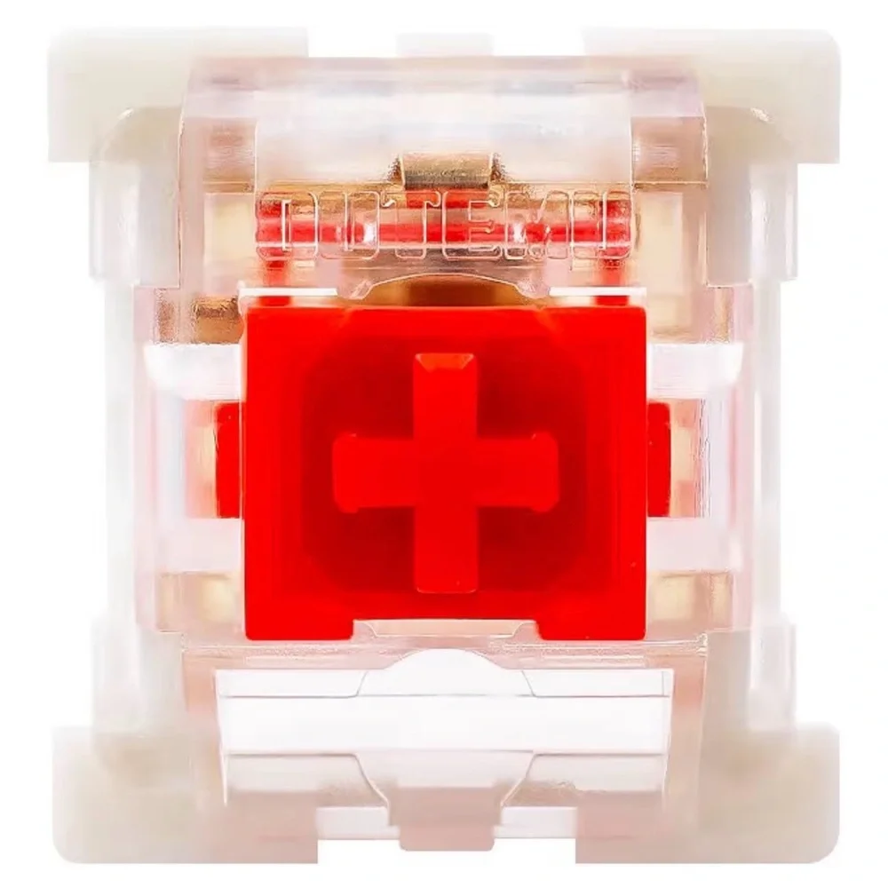 Red & White Mechanical Keyboard Switches - Outemu Red switches (108 ct.)